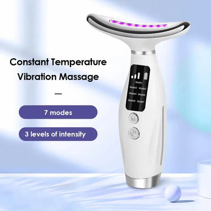 Light therapy face wand